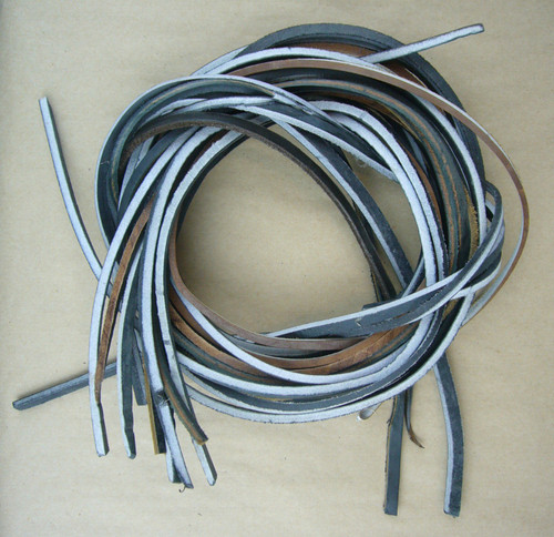 Saddle string lederband - string, 10